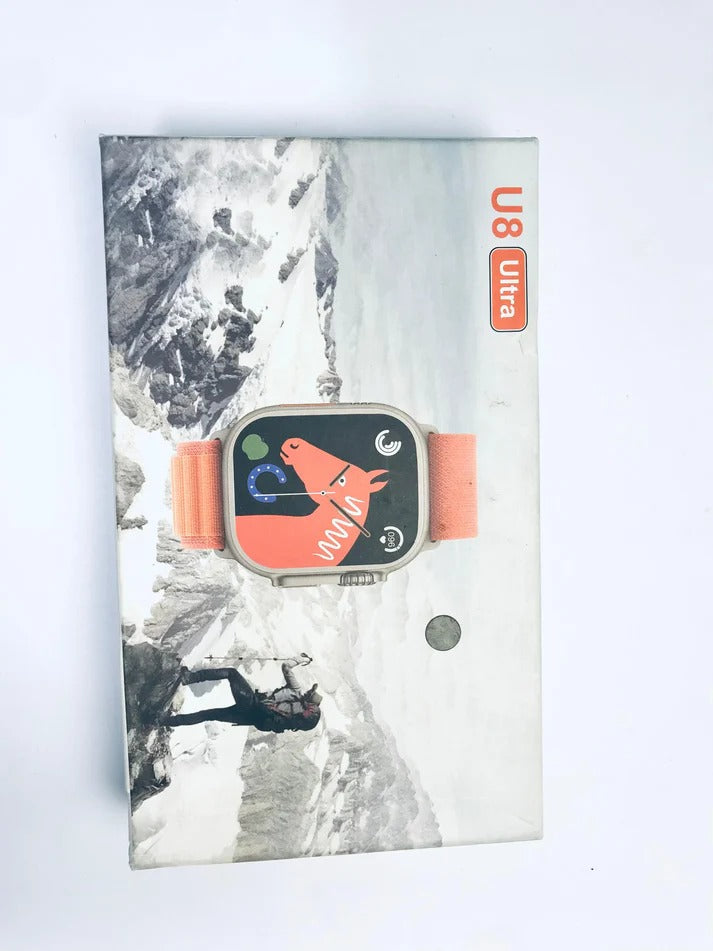 U8 Ultra Smartwatch – Stylish, Feature-Packed, and Affordable ultra sport fitness call watches HD LPS 1.99 inch screen